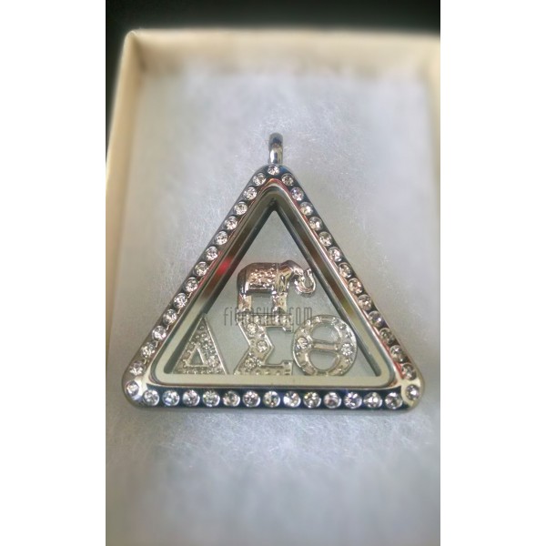 Jewelry - Delta Triangle Floating Charm Locket