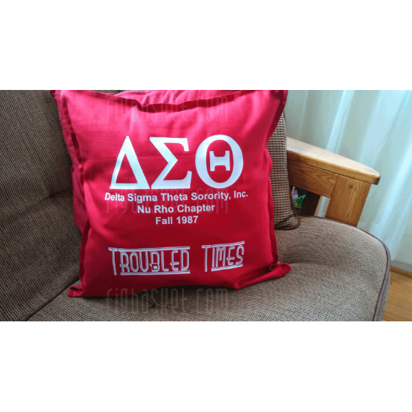 Delta Sorority Pillow 