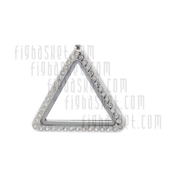 Jewelry - Delta Triangle Floating Charm Locket